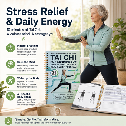 Tai Chi Walking for Seniors, Spiral Bound 28 Day Morning Plan