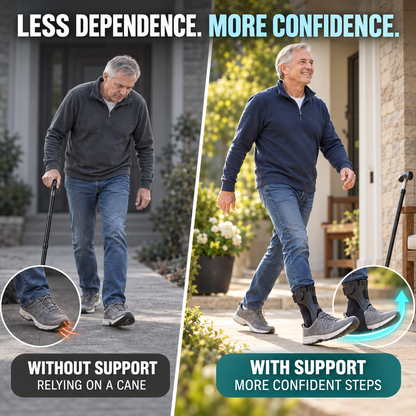 🦶 AFO Foot Drop Brace✨ Adjustable & Breathable Support