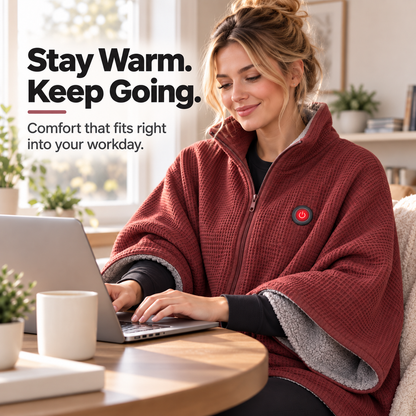 50% OFF🔥 Wearable Heated Blanket – Cozy Hands-Free Warmth