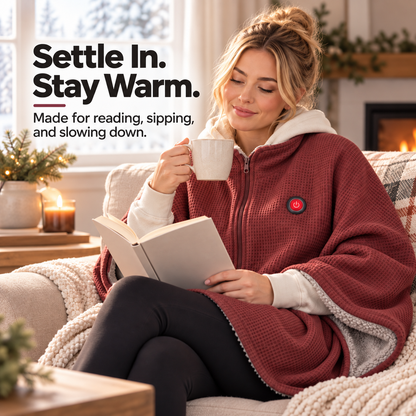 50% OFF🔥 Wearable Heated Blanket – Cozy Hands-Free Warmth