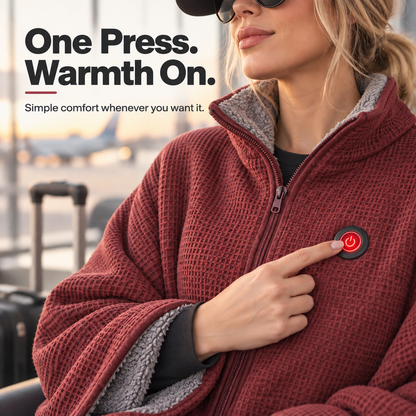 50% OFF🔥 Wearable Heated Blanket – Cozy Hands-Free Warmth