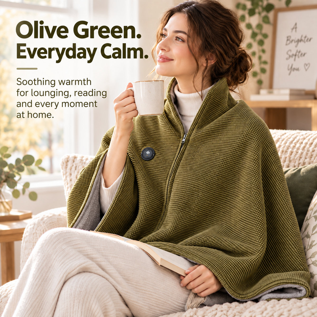 50% OFF🔥 Wearable Heated Blanket – Cozy Hands-Free Warmth