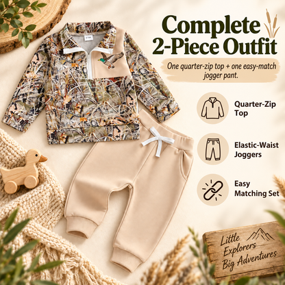 ✨Toddler Duck Camo Outfit Easy 2-Piece Style for Little Explorers