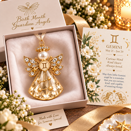 🌟Christmas Zodiac Birthstone Guardian Angel Card👼