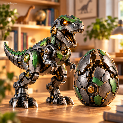 🦖🥚 HOT SALE🔥 Mechanical T-Rex Egg – From Mysterious Egg to Mighty Robotic Dinosaur! 🥚⚙️✨