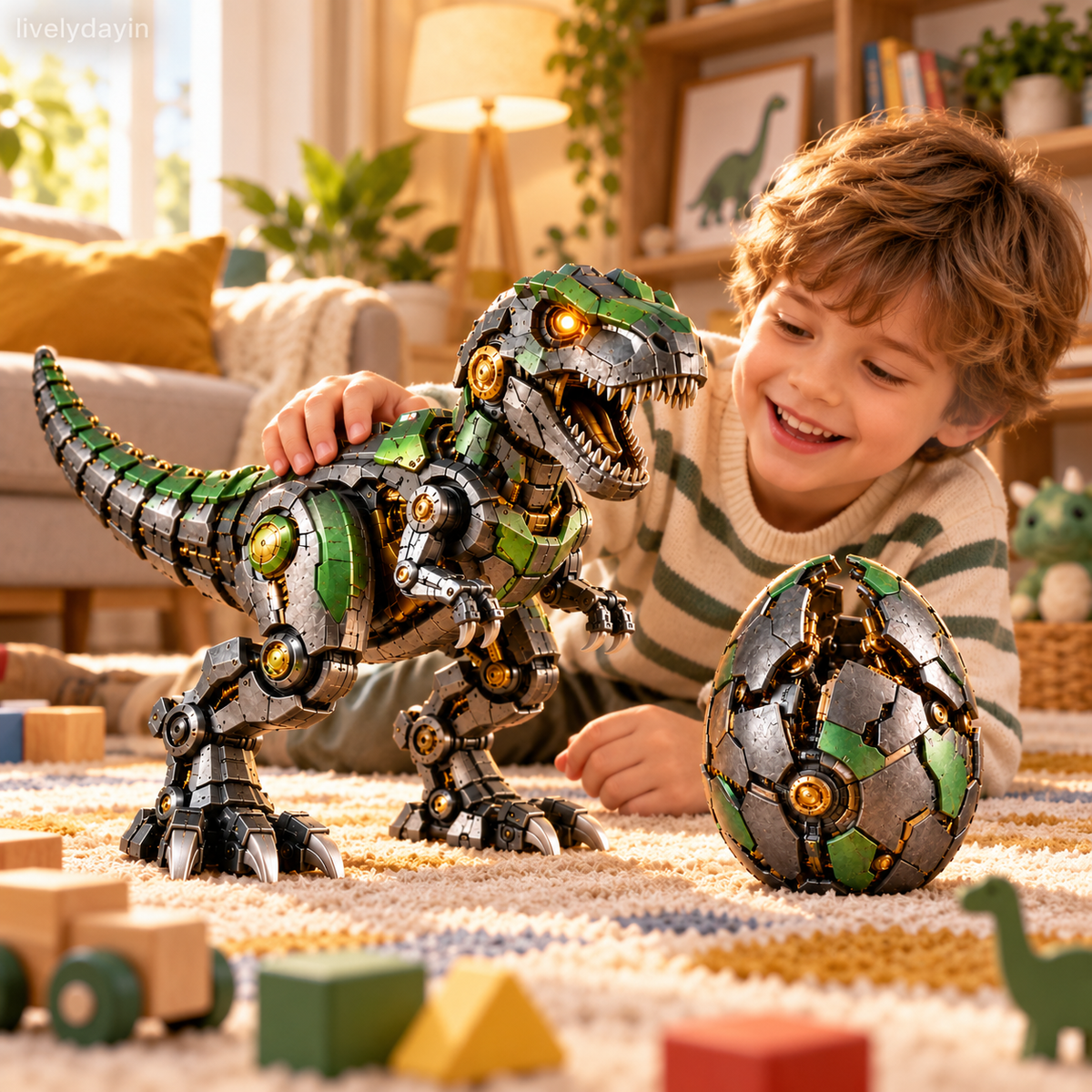 🦖🥚 HOT SALE🔥 Mechanical T-Rex Egg – From Mysterious Egg to Mighty Robotic Dinosaur! 🥚⚙️✨
