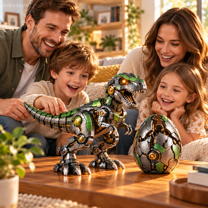 🔥⚙️🦖 Mechanical T-Rex Egg – From Mysterious Egg to Mighty Robotic Dinosaur!
