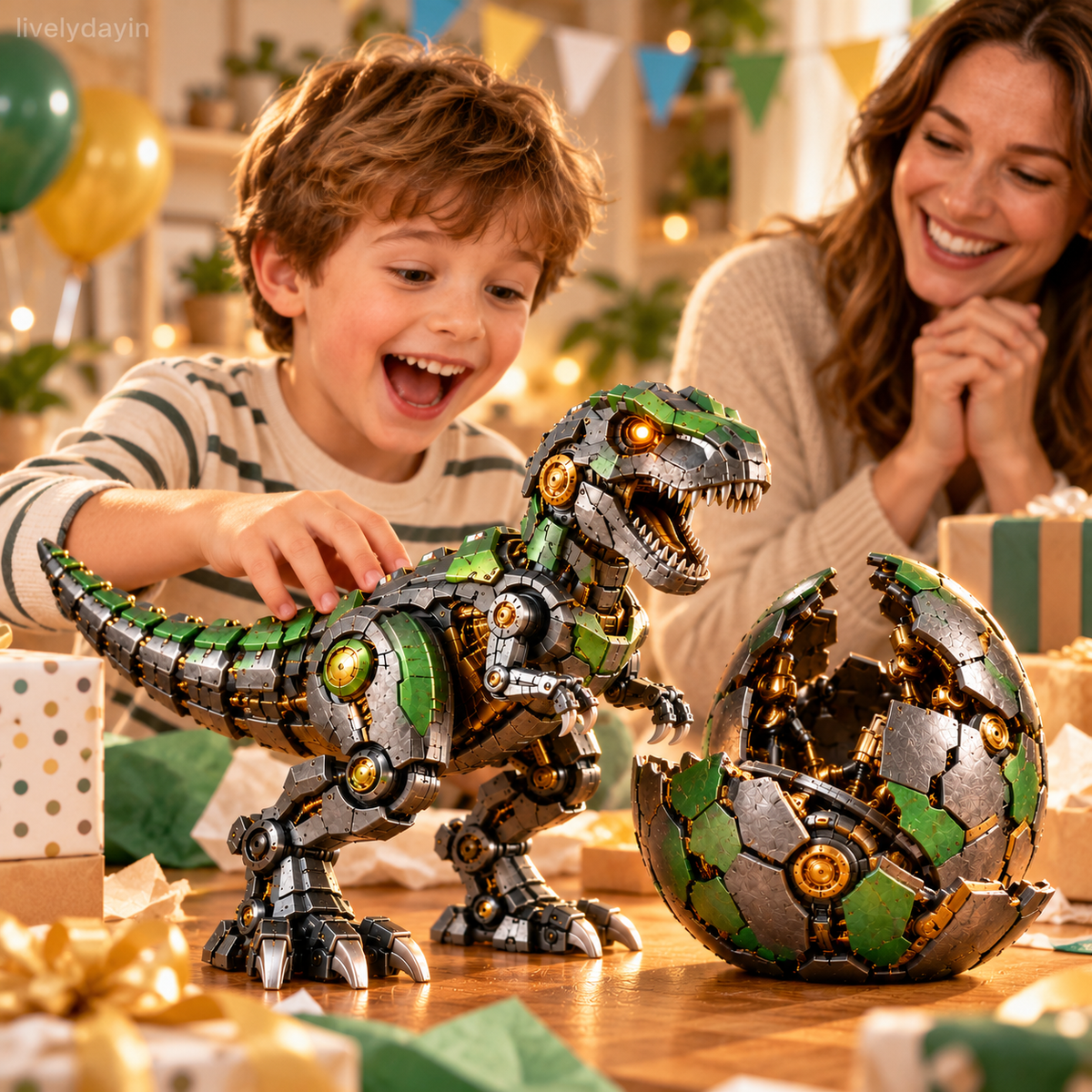 🦖🥚 HOT SALE🔥 Mechanical T-Rex Egg – From Mysterious Egg to Mighty Robotic Dinosaur! 🥚⚙️✨