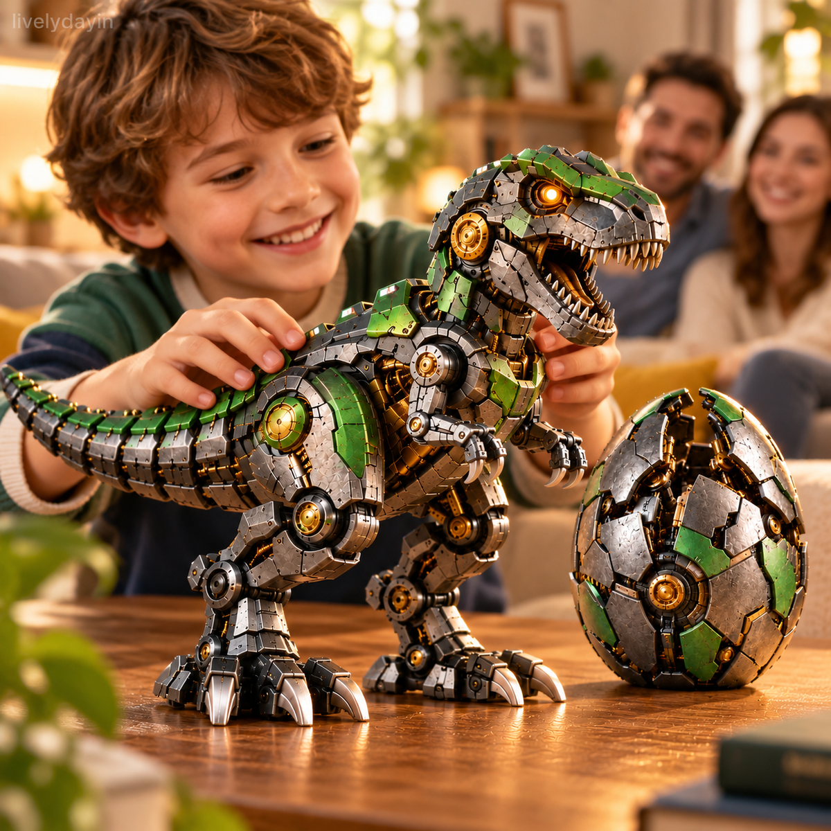 🦖🥚 HOT SALE🔥 Mechanical T-Rex Egg – From Mysterious Egg to Mighty Robotic Dinosaur! 🥚⚙️✨