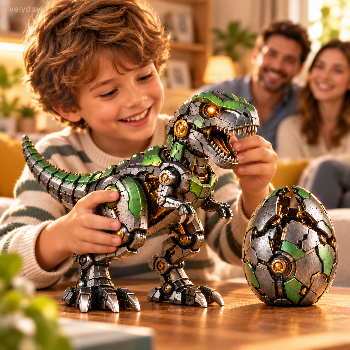 🦖🥚 HOT SALE🔥 Mechanical T-Rex Egg – From Mysterious Egg to Mighty Robotic Dinosaur! 🥚⚙️✨
