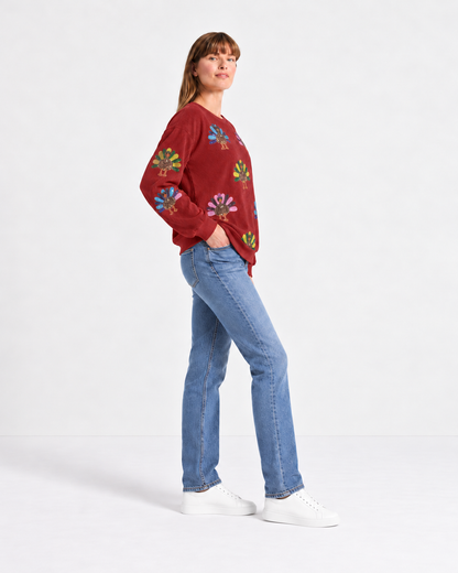 Thanksgiving Turkey Sequin Sweatshirt