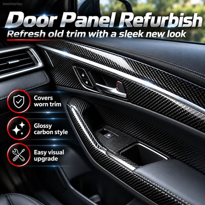 🚗 6D Gloss Carbon Fiber Vinyl Wrap | Self-Adhesive Car Trim Film