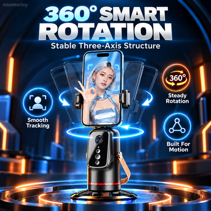360-Degree Auto Face Tracking Phone Tripod Mount