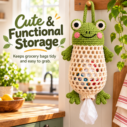 Cozy Critters™ – Cute Crochet Animal Bag Holder DIY Kit