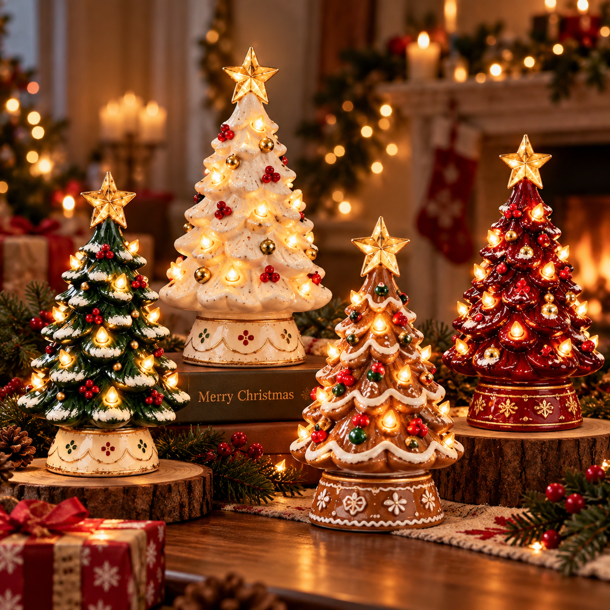 🎄 Vintage Glow Ceramic Christmas Tree™