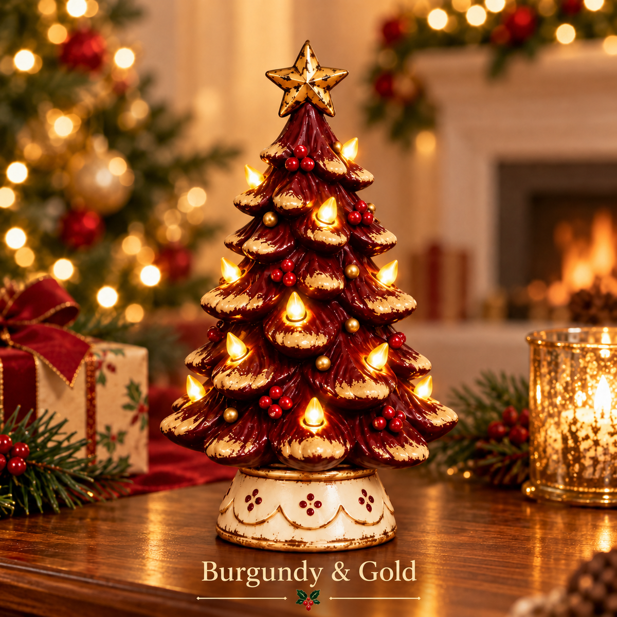 🎄 Vintage Glow Ceramic Christmas Tree™