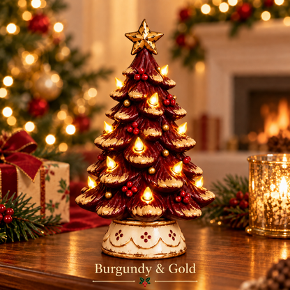 🎄 Vintage Glow Ceramic Christmas Tree™
