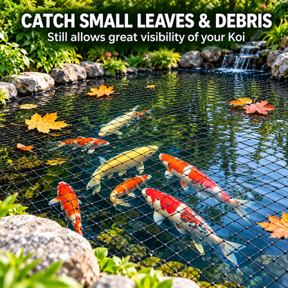 ✨Heavy-Duty Pond Netting Kit – Leaf & Predator Protection