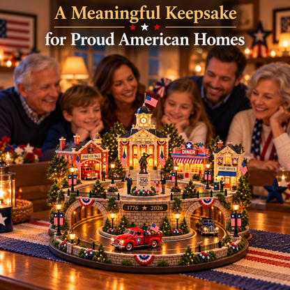 🎖️ America’s Hometown Heroes | 250th Anniversary Lighted Tribute Village
