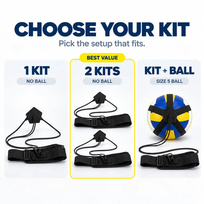 🏐 50% OFF – Solo Volleyball Serve Trainer – Practice Without a Partner