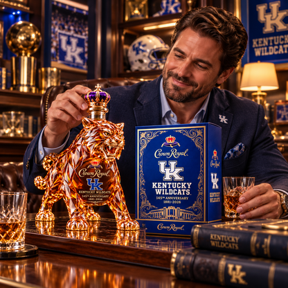 GO 'CATS 145th Anniversary Whiskey Bottle