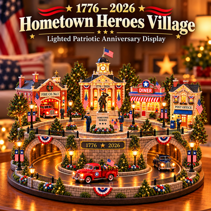 🎖️ America’s Hometown Heroes | 250th Anniversary Lighted Tribute Village