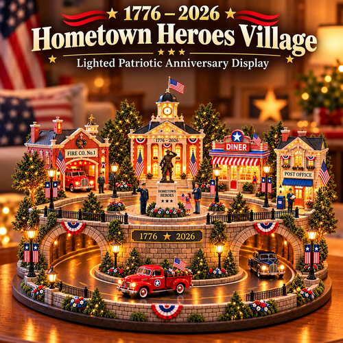 🎖️ America’s Hometown Heroes | 250th Anniversary Lighted Tribute Village