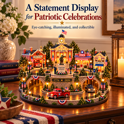 🎖️ America’s Hometown Heroes | 250th Anniversary Lighted Tribute Village
