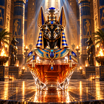 🐺Anubis: Guardian of Eternity Whiskey Decanter – Ancient Egyptian Jackal God Collectible Bottle🏺