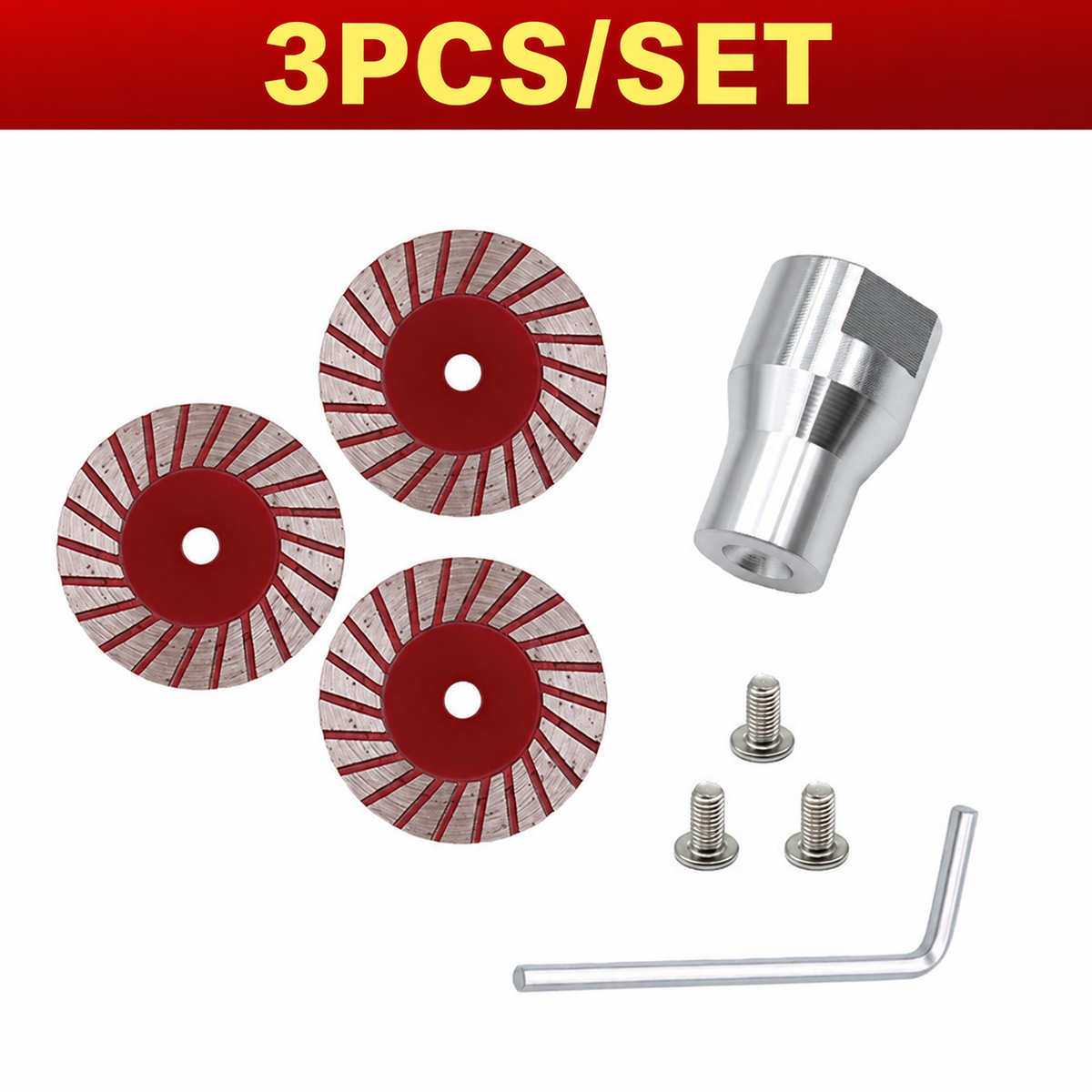 3-Pack Diamond Cutting Discs 💎 – 1.57" Precision Blades for Stonework