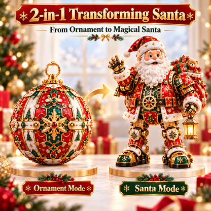 49% OFF🎅 2-in-1 Transforming Santa Claus™ – From Christmas Ornament to Magical Santa!