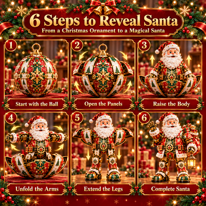 49% OFF🎅 2-in-1 Transforming Santa Claus™ – From Christmas Ornament to Magical Santa!
