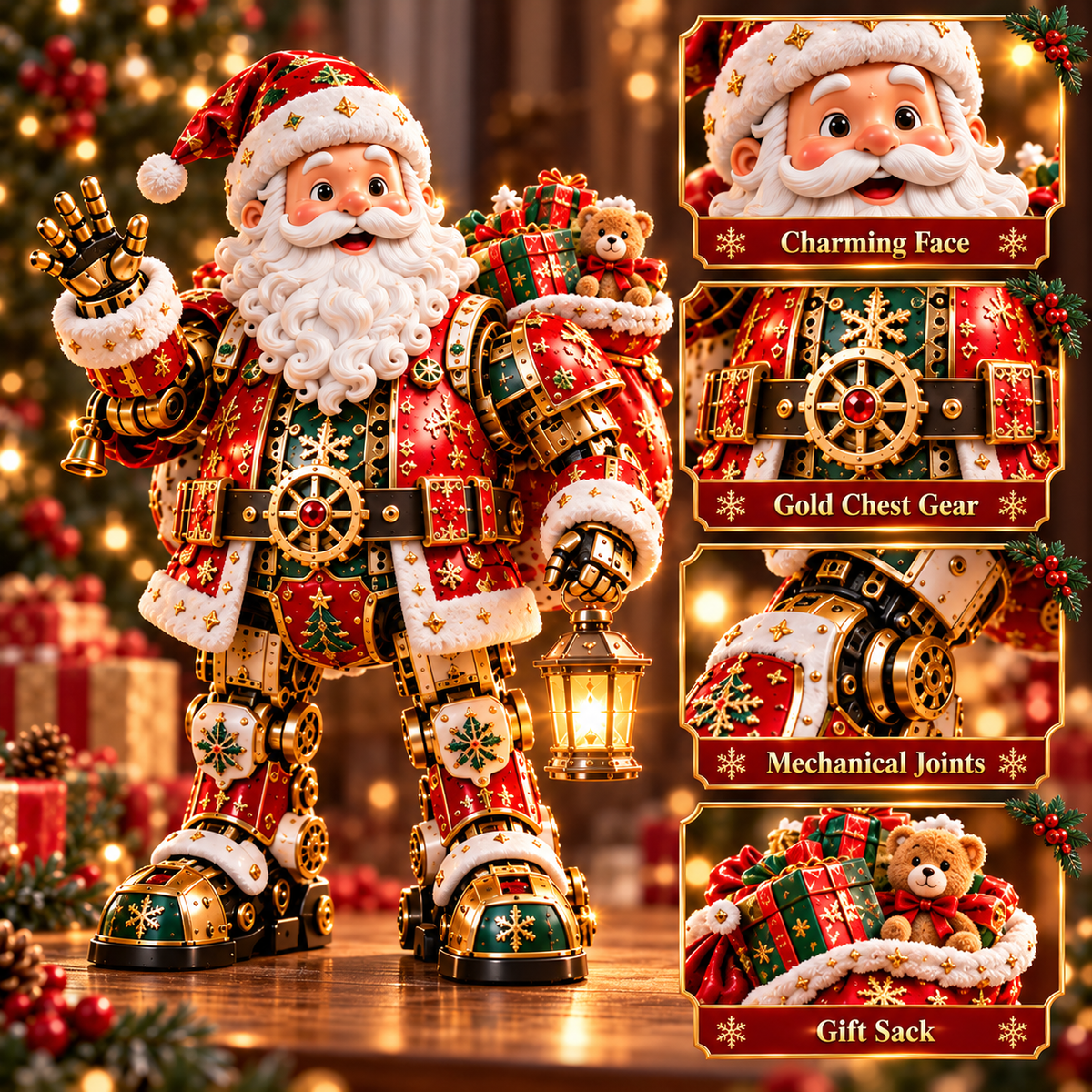 49% OFF🎅 2-in-1 Transforming Santa Claus™ – From Christmas Ornament to Magical Santa!
