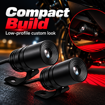 🏍️ Dual Motorcycle Laser Projector Lights!!!