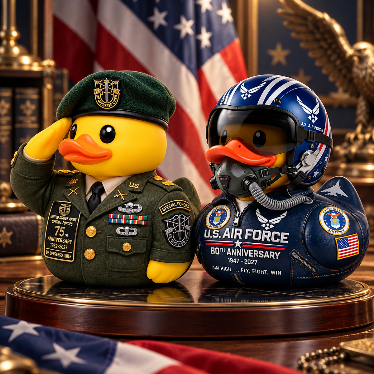 U.S. Military Heroes Anniversary Collectible Ducks – 2027 Edition