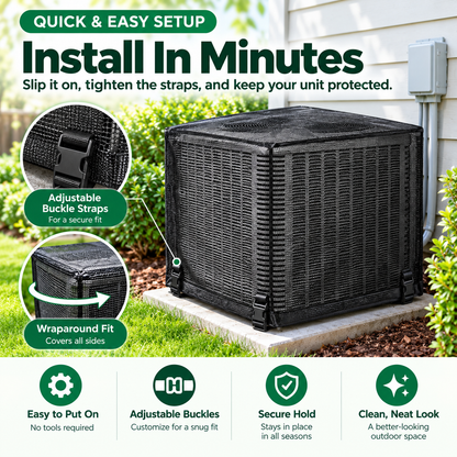 Mesh AC Cover for Outdoor Debris Protection