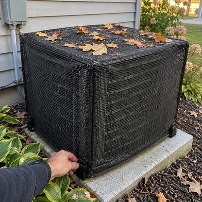 Mesh AC Cover for Outdoor Debris Protection