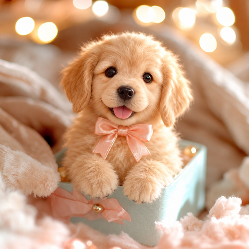 🐶🎄 BEST SALE 🎁 Adorable Lifelike Robot Golden Retriever Puppy ✨❤️
