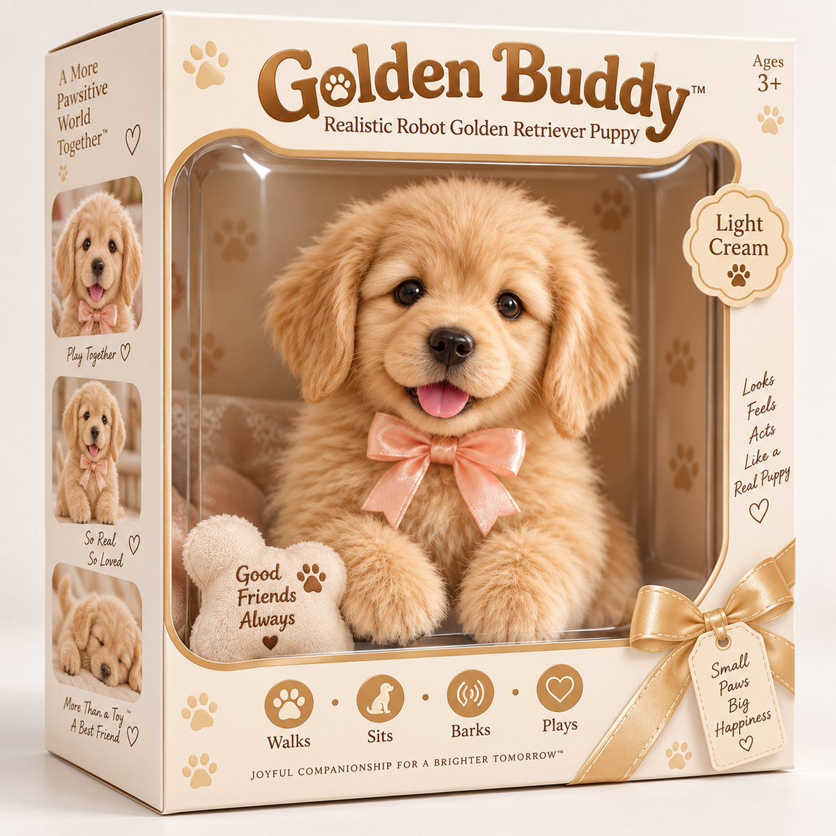 🔥Limited Time 50% OFF🐶Realistic Robotic Golden Retriever Puppy ✨ The Cutest Christmas Surprise🎁