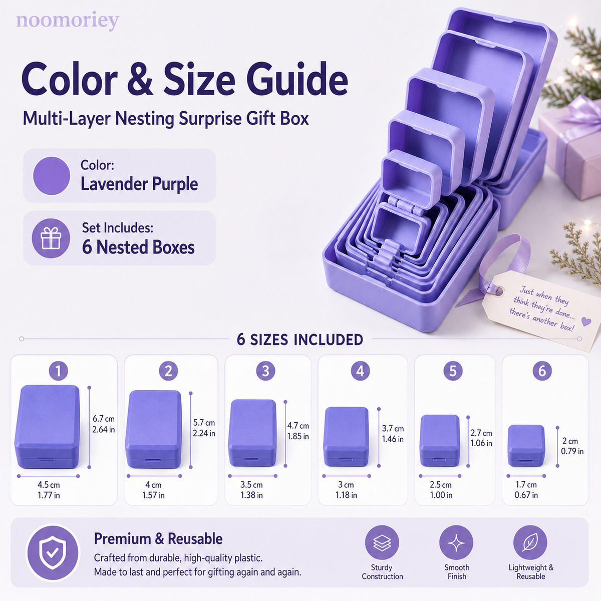 Multi-Layer Nesting Surprise Gift Box