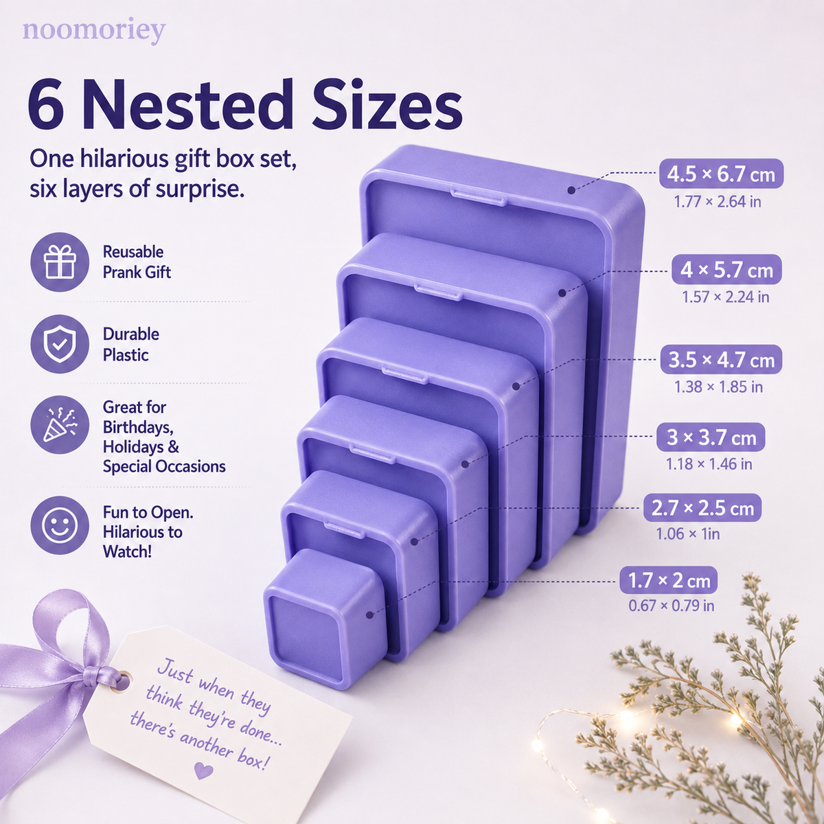 Multi-Layer Nesting Surprise Gift Box