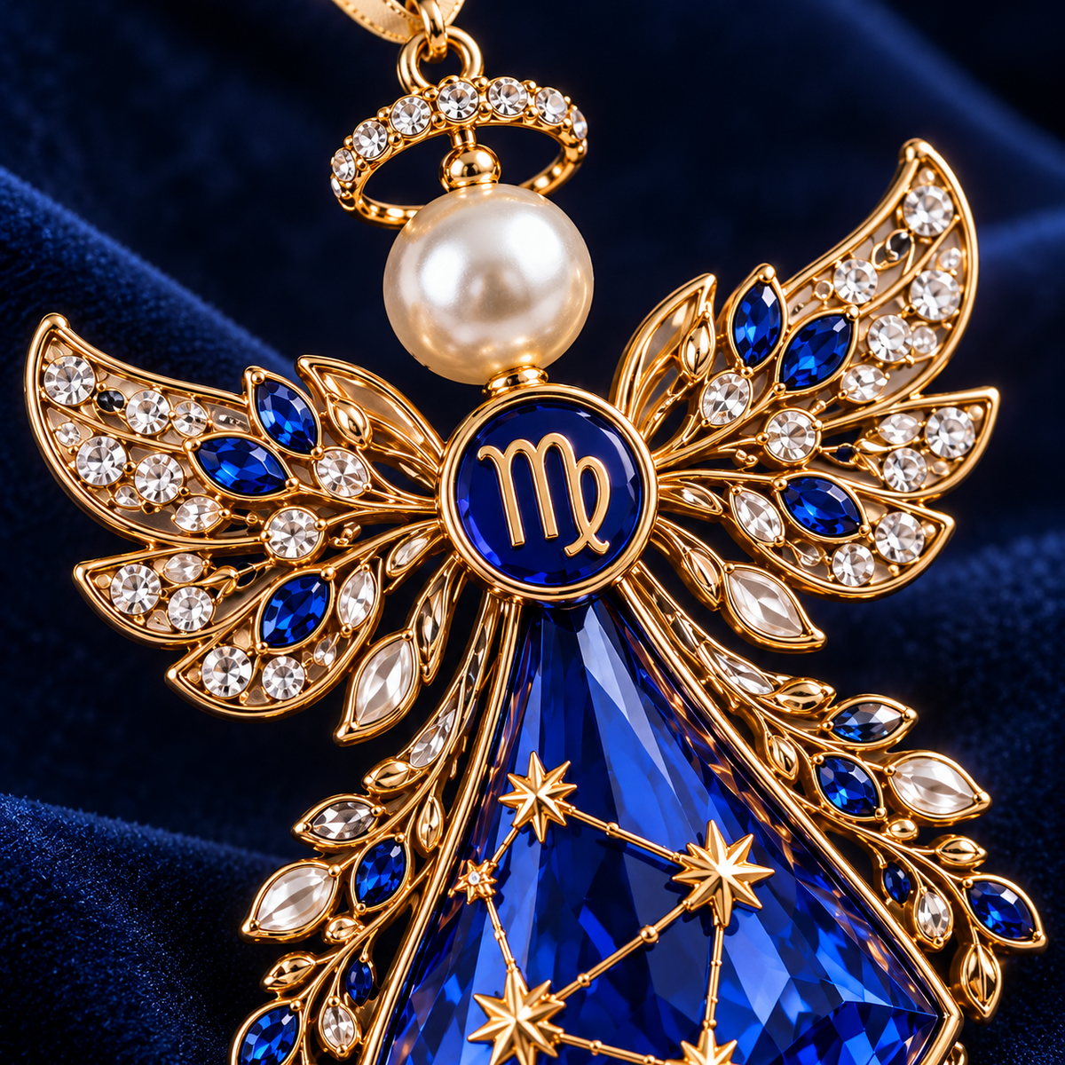 🌟Christmas Zodiac Birthstone Guardian Angel Card👼