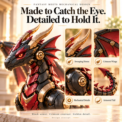 🔥 49% OFF 🐉 Mechanical Dragon Egg – Transform Into a Fierce Winged Dragon! ✨