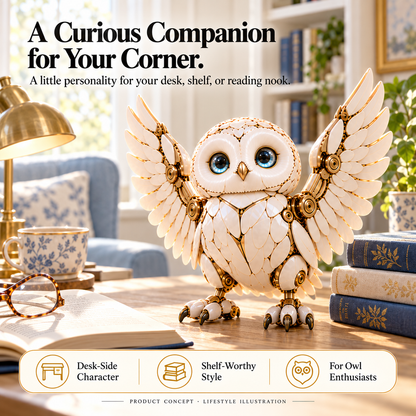 🦉 2-in-1 Transforming Mechanical Owl Egg – A Surprise to Unfold, a Companion to Display