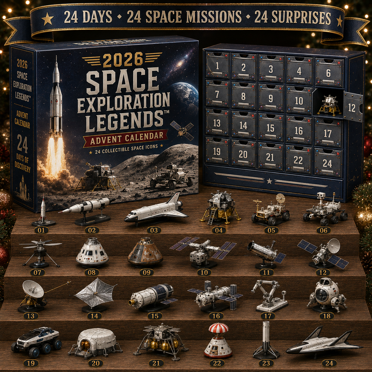 ✈2026 Space Exploration Legends Advent Calendar🎁