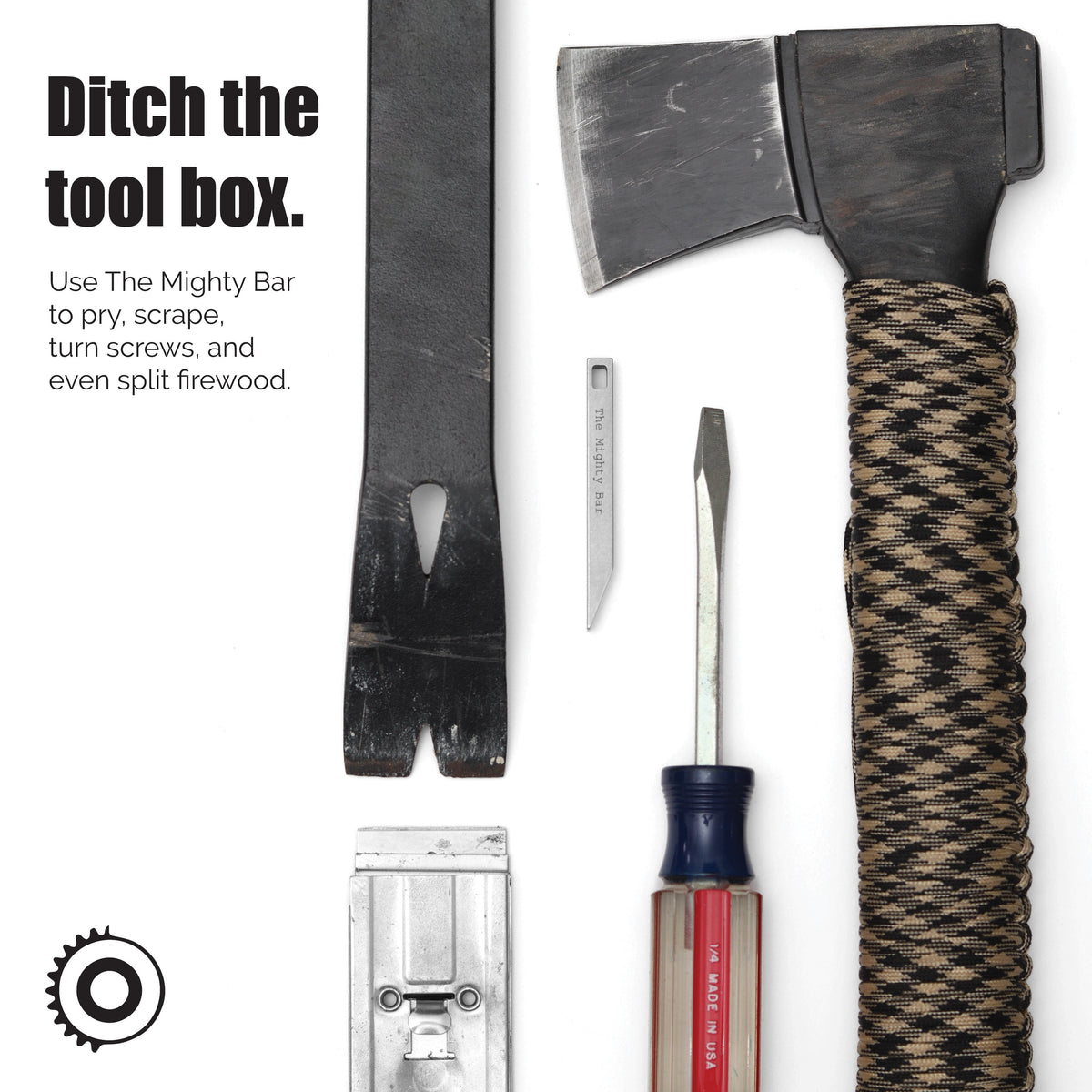 The Mighty Bar® The Multitool Pry Bar That Goes on Your Keychain