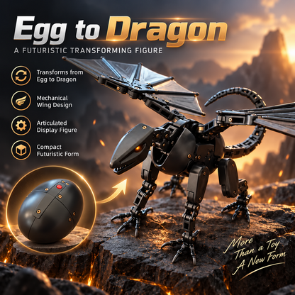 🐉🔥 DragonMorph Magic Egg – Transform Into a Mighty Mechanical Dragon! 🥚✨