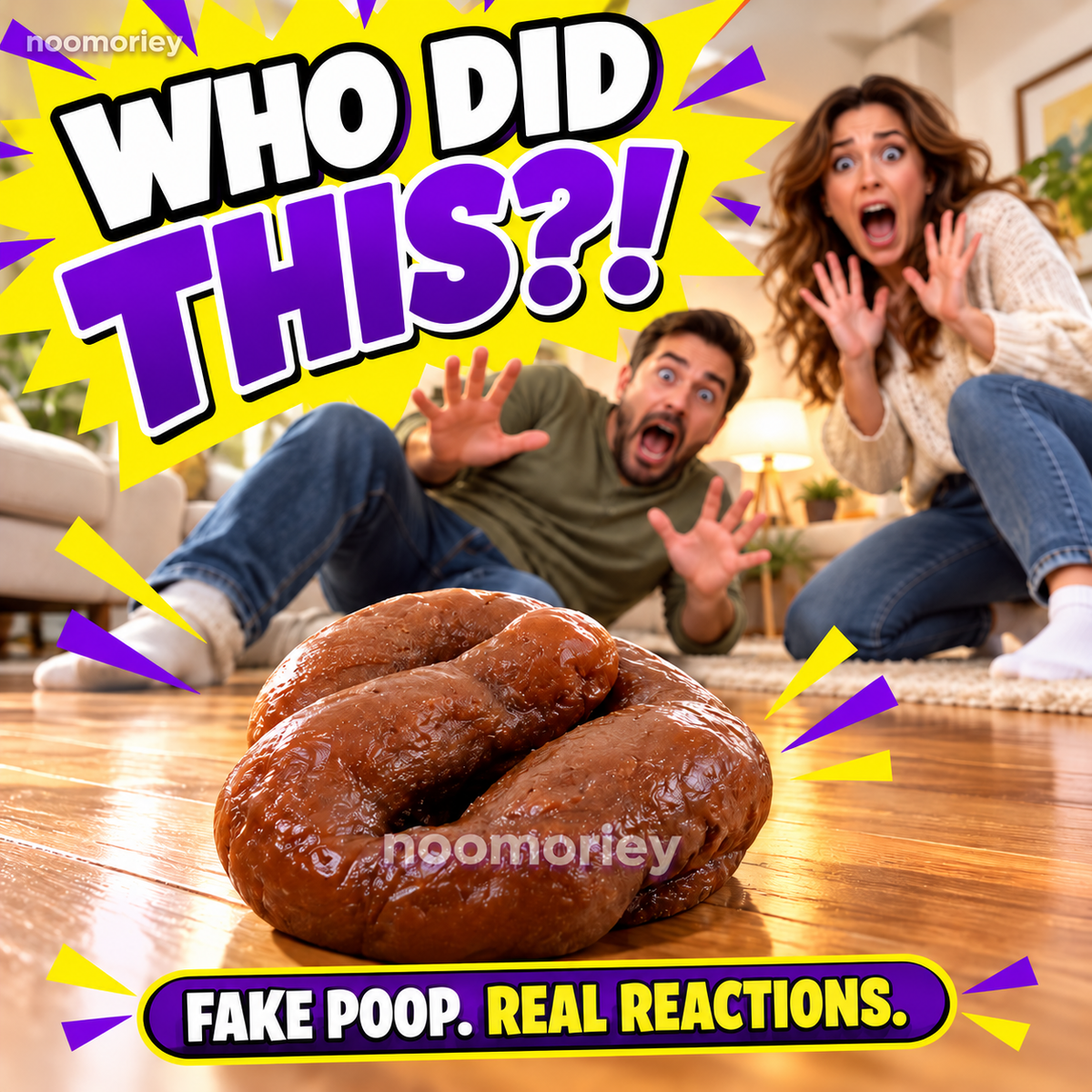 💩 7-Piece Realistic Fake Poop Prank Set – Big Laughs, Epic Reactions & a Hilarious Gag Gift ！！！😂