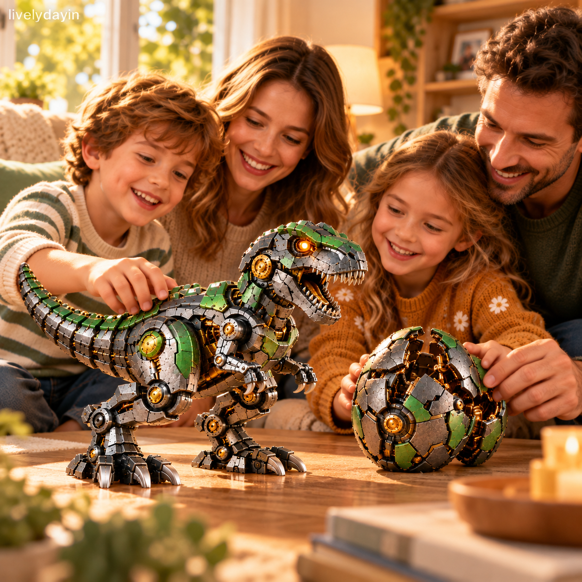 🦖🥚 HOT SALE🔥 Mechanical T-Rex Egg – From Mysterious Egg to Mighty Robotic Dinosaur! 🥚⚙️✨