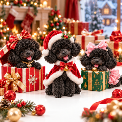 👑 2026 Poodle Christmas Advent Calendar – 24 Days of Fabulous Hair& Fancy Outfits